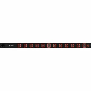 Vertiv Geist C1647L / 14240244: (10) C13 | (2) C19 | 16A | 230V | 2P+E (IP44) | 3.6kW | Black