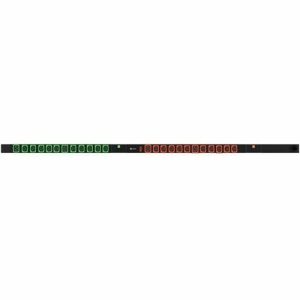 Vertiv Geist 14240246: (20) C13 | (4) C19 | 32A | 230V | 2P+E (IP44) | 7.3 kW | Black